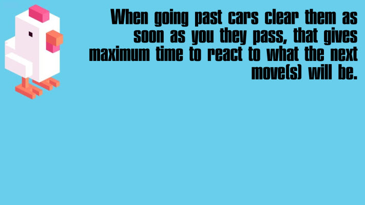 Get past cars quickly