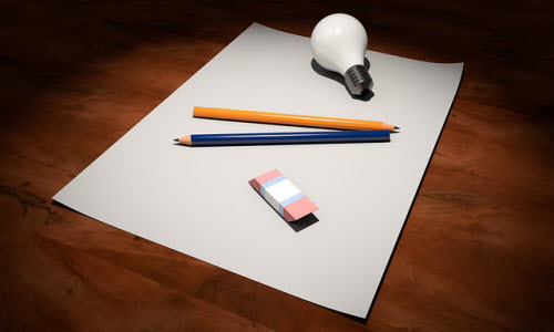 Brainstorm on paper