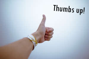 Thumbs up