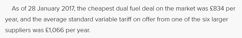 Cheapest duel fuel deal