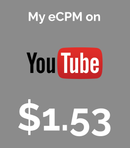 My Youtube ecpm