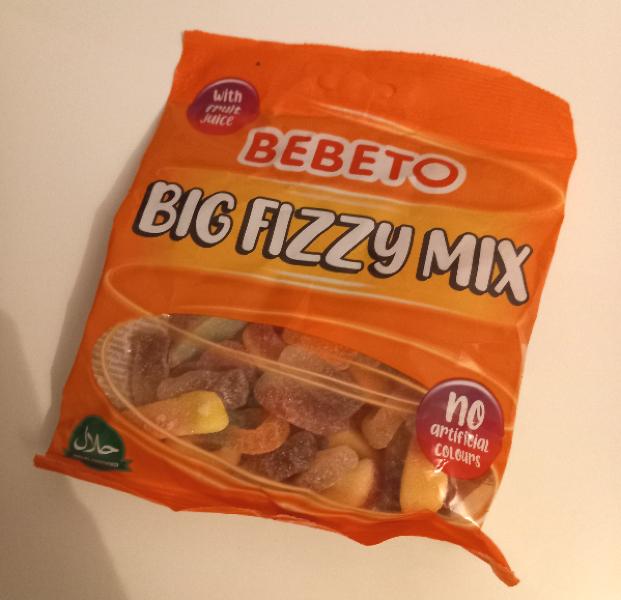 A packet of Bebeto gummy sweets